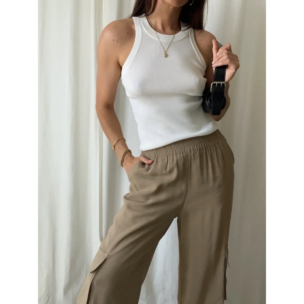FRANKIE CARGO PANTS — In Khaki - Picture 6 of 9